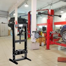 Hydraulic Shop Press 6 Ton H-Frame Benchtop Garage Press Stand with Press Plates