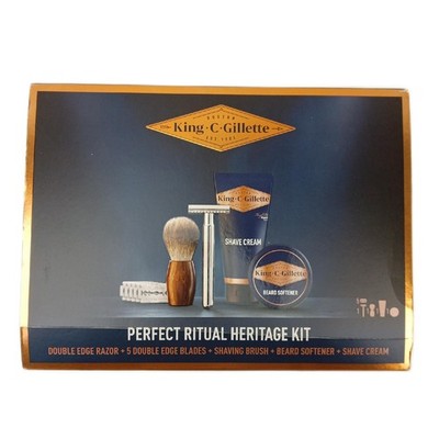 King C. Gillette Bartpflege Set Männer Bartduft Geschenkbox Beauty Trend