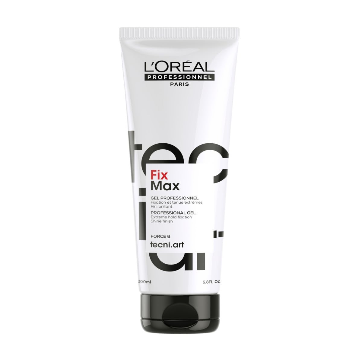 L'Oréal Professionnel Gel Fix Max 200ml - Massima Tenuta e Pulizia