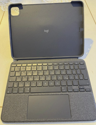 Logitech Combo Touch iPad Pro 11 Zoll Graphite Tastatur-Case