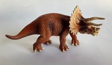 Triceratops Dinosaur Figure Realistic Hard Plastic