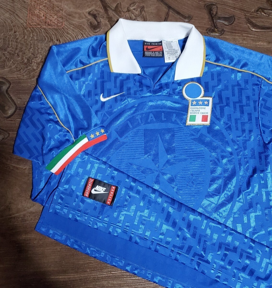 ITALY NATIONALTEAM 1995 M Home Football Shirt WHITE Jersey Maglia