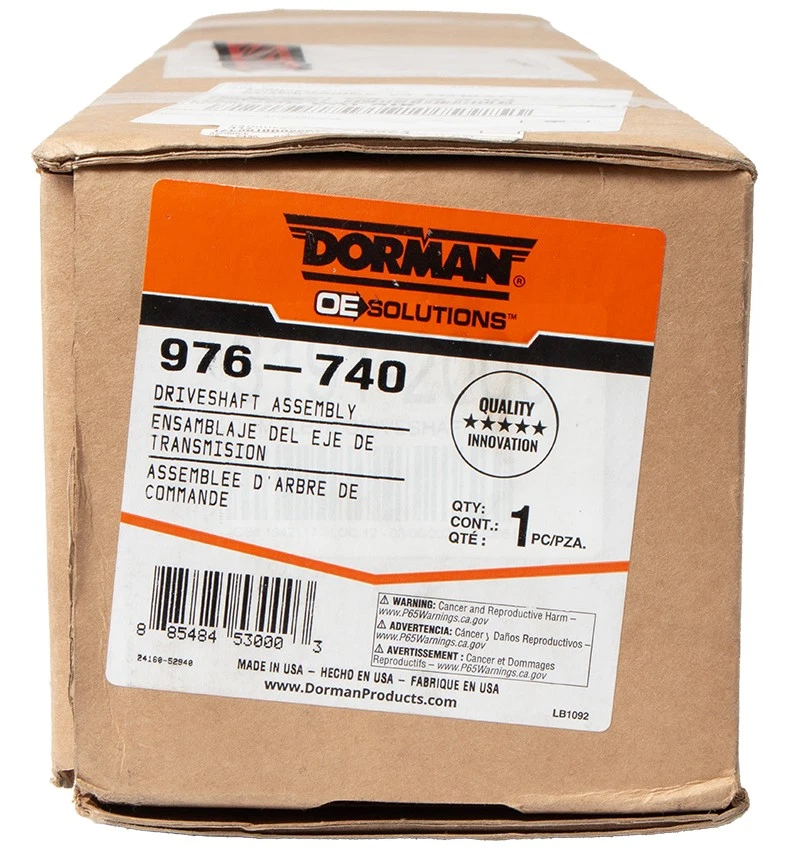 Dorman Rear Driveshaft Assembly Fits 1994-1995 Jeep Wrangler Part Number 976-740 Foto 4 de 4