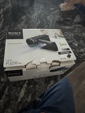 Sony Handycam HDR-PJ230 Black 8GB 1080p HD Built-in Projector, Complete In Box