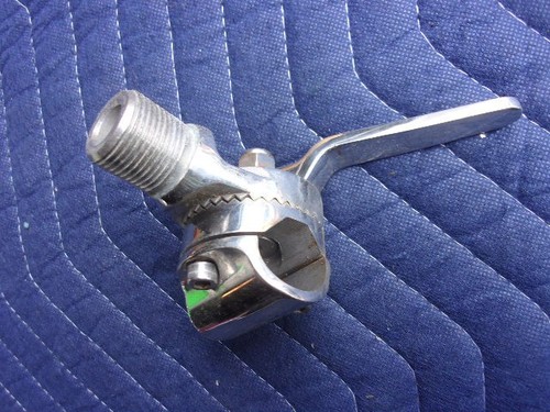 Shakespeare Antenna Rail Mount polished stainless (Style 4190) 7/8"-1-1/8" rail