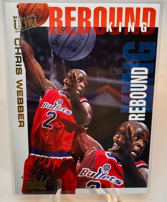 Chris Webber #9 1994-95  40% OFF 8+  Ultra Rebound Kings Basketball Bullets