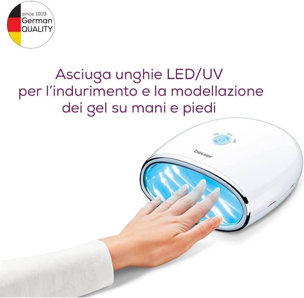 Lampada Unghie Beurer MP 48 UV/LED: Risultati Professionali per Manicure