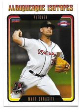 2024 Albuquerque Isotopes | Matt Carasiti | RC Rookie Card Colorado Rockies MiLB