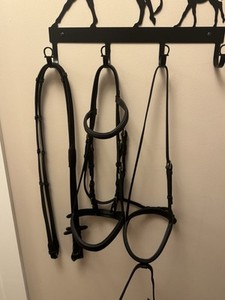 Classic Otto Schumacher Bridle, Flash & Regular Noseband, Web Reins/Hand stops!