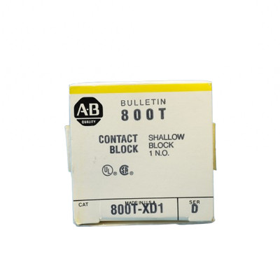 Allen-Bradley 800T-XD1 / 800TXD1 Contact Block (LOT OF 2) - New in box