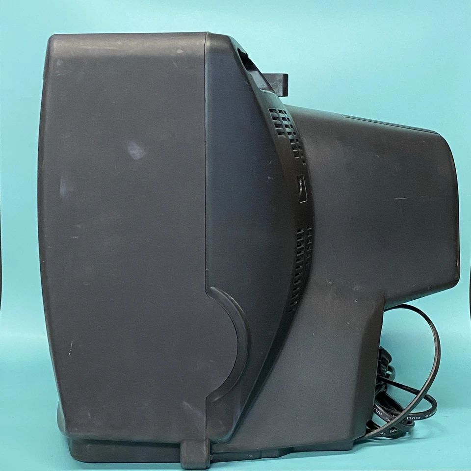 Retro CRT Gaming TV Samsung TXH1372 Tested Working Television Analog Coaxial WH3 - Image 4 of 4