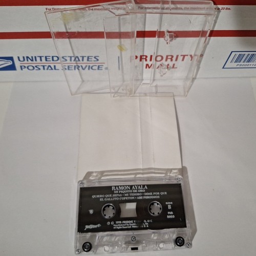 Ramon Ayala Los Bravos del Norte Mi Piquito De Oro Cassette 1998 Norteno Cumbia - Picture 2 of 5