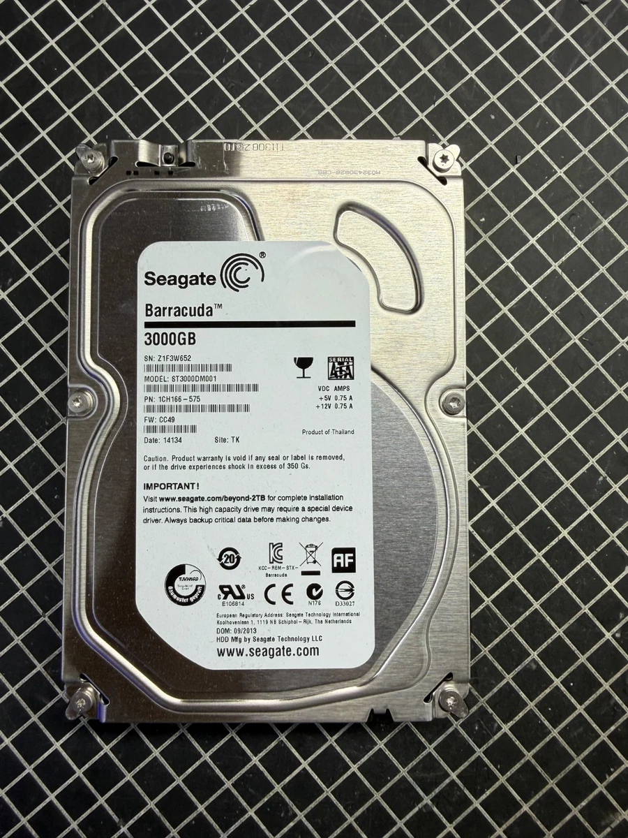 Seagate Barracuda St3000dm001 3tb for sale | eBay