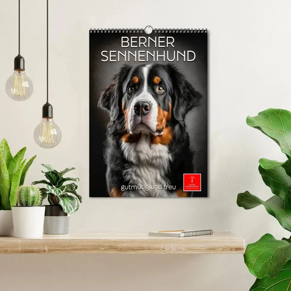 Berner Sennenhund - gutmütig und treu (Wandkalender 2026 DIN A3 hoch),... - Bild 2 von 4