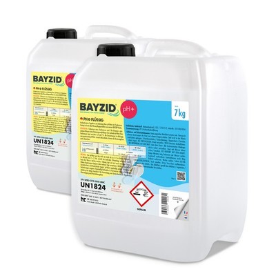 2 x 7 kg pH Heber flüssig Plus für Pool Whirlpool zur Poolpflege Regulierung