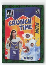2025 Donruss WNBA #8 Kelsey Plum Crunch Time Green Fireworks #/399