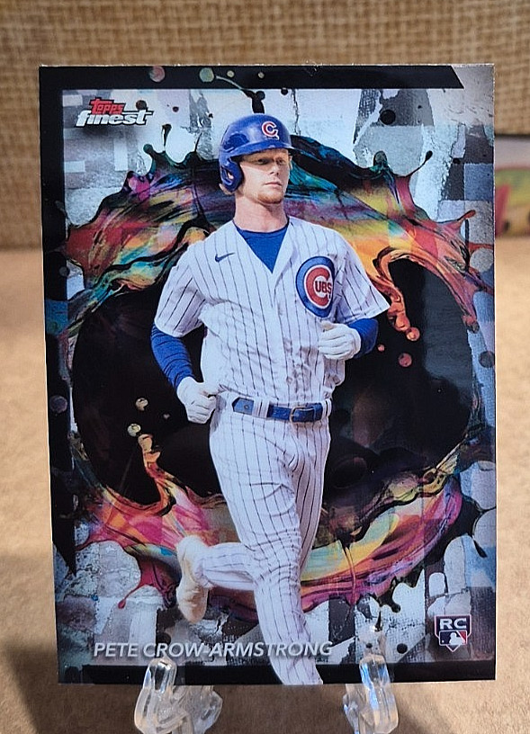 2024 Topps Finest - (Rare) Pete Crow-Armstrong #249 (RC) Chicago Cubs