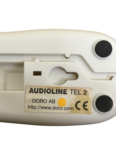 Audioline Tel 2 Corded Telephone with Speed Dial White - Picture 5 of 8