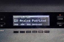 Korg Wavestation EX Or WS1 LCD Display. White On Black, Plug And Play.