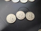 Franklin Silver Half Dollars $1.50 Face Value 90% Silver