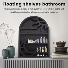 Scaffale Portaoggetti Legno Design Luna Scaffali Galleggianti Arredamento Soggiorno