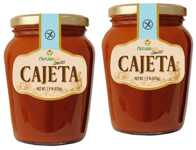 2-PACK NaturaSol Cajeta de Leche Goat's Milk Caramel Sauce 30.7 oz each