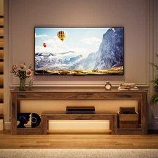 63-Inch TV Stand for 55/60/65/75-Inch TVs, Farmhouse Entertainment Center Table