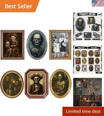 Gothic Horror 3D Changing Face Frames - Perfect for Halloween Decor & Parties