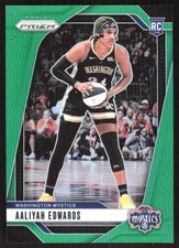 1720J 2024 Panini Prizm WNBA #70 Aaliyah Edwards Green Prizms