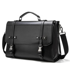 Messenger Bag For Men 17 Inch Vintage Laptop Briefcase Crossbody Shoulder Bag...