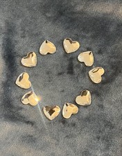 Swarovski Heart shaped crystal for Valentine day DIY 15mm Unused 10 pcs