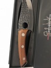 Huusk Kitchen Knife Very Sharp Blade Roasted Beech Wood Handle & Leather Case — photo 8