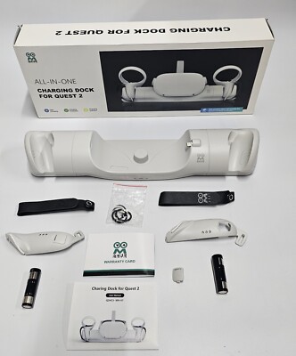 AMVR Upgraded Charging Dock for Meta/Oculus Quest Headset Display Holder 