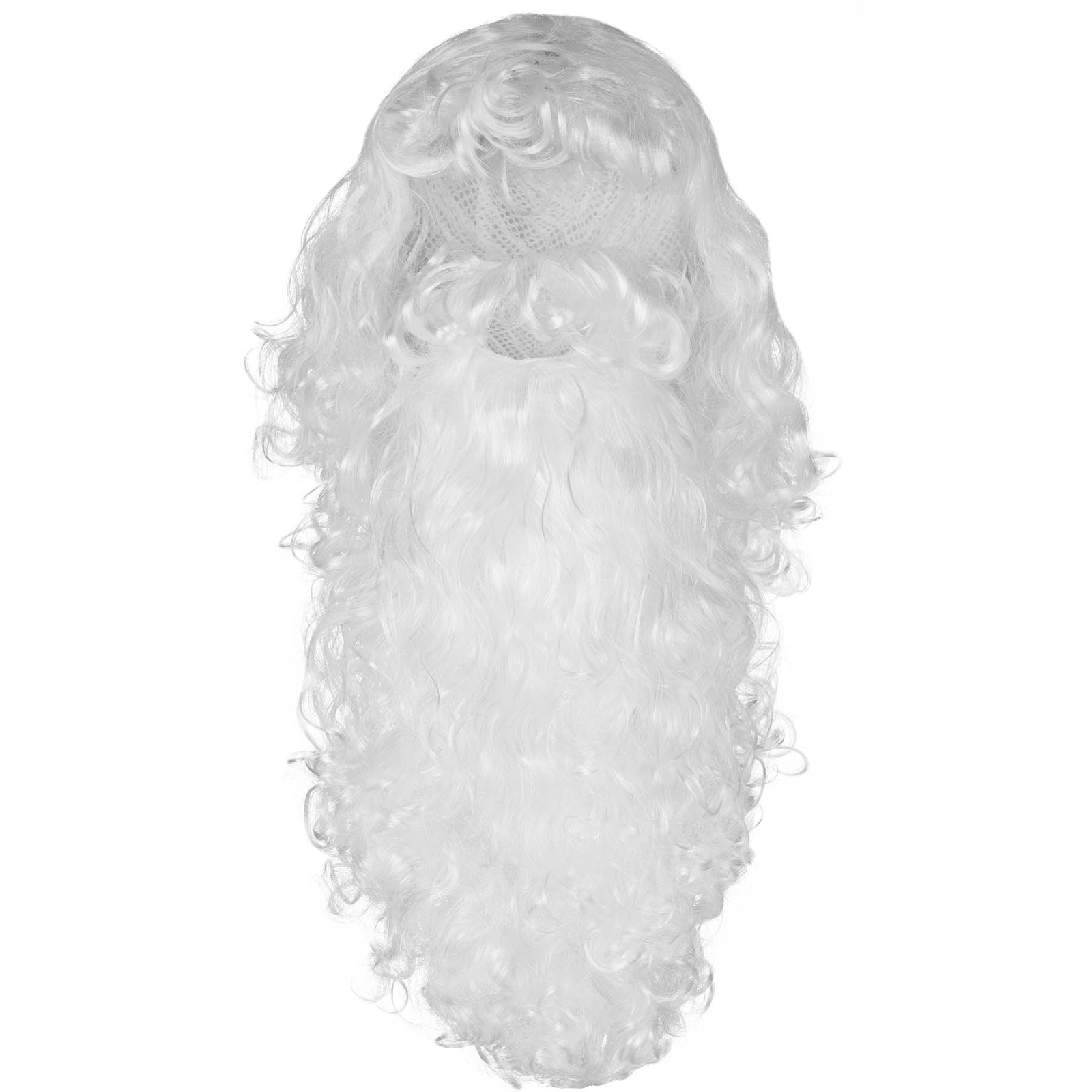 Weihnachtsmann Perücke Bart Nikolaus Santa Claus Kostüm Zubehör Weihnachten weiß