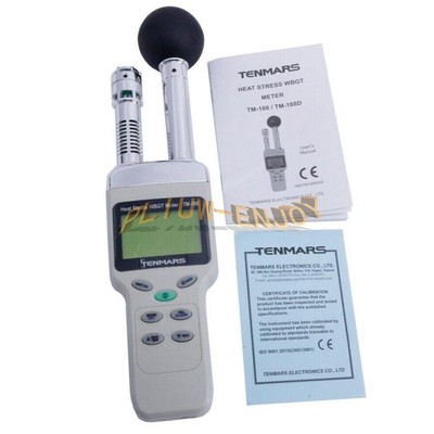 1PCS NEW TM-188 Portable Heat Stress WBGT Meter Temperature and Humidity Tester 