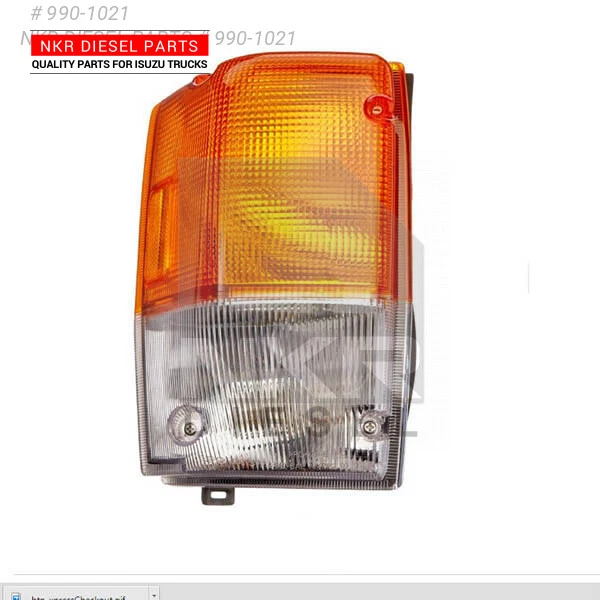 Lámpara de señal de giro lado del pasajero para Isuzu NPR NPR-HD NQR NRR 1994-06 nueva OEM Foto 2 de 2
