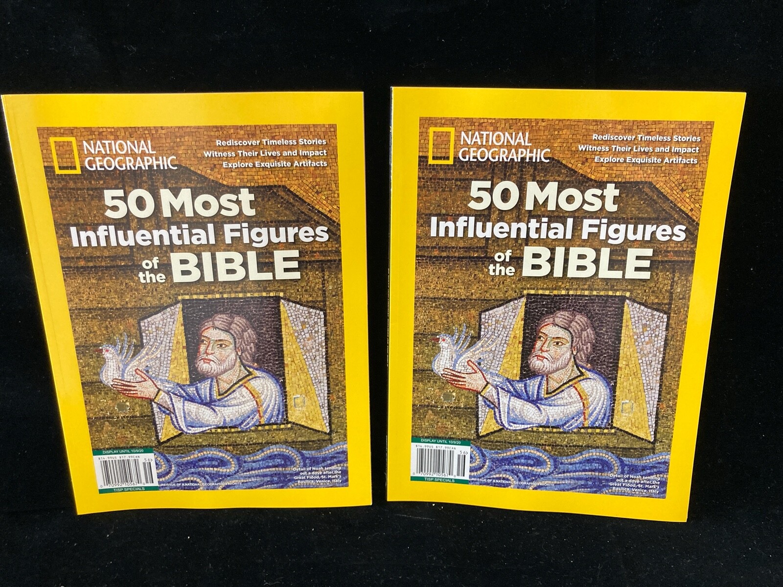 TWO NATIONAL GEOGRAPHIC 2020, NEW, 50 MOST INFLUENTIAL FIGURES OF THE