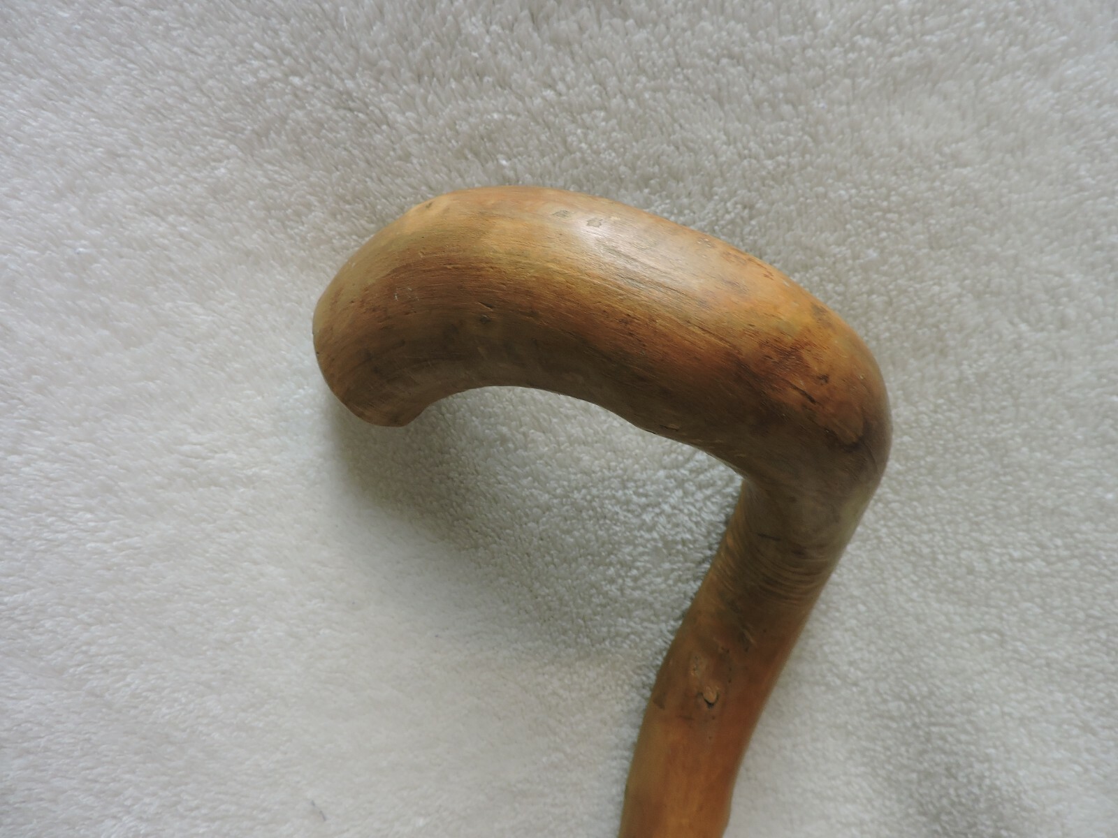 Antique Burl Twisted Walking Stick Gem