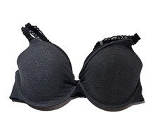 Aerie Gray Full Coverage Comfort Adjustable Straps Underwire Demi Bra Size 38DD