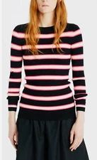 $285 ISABEL MARANT ETOILE Sweater EU40 US L Derring Striped Crewneck Boho Chic
