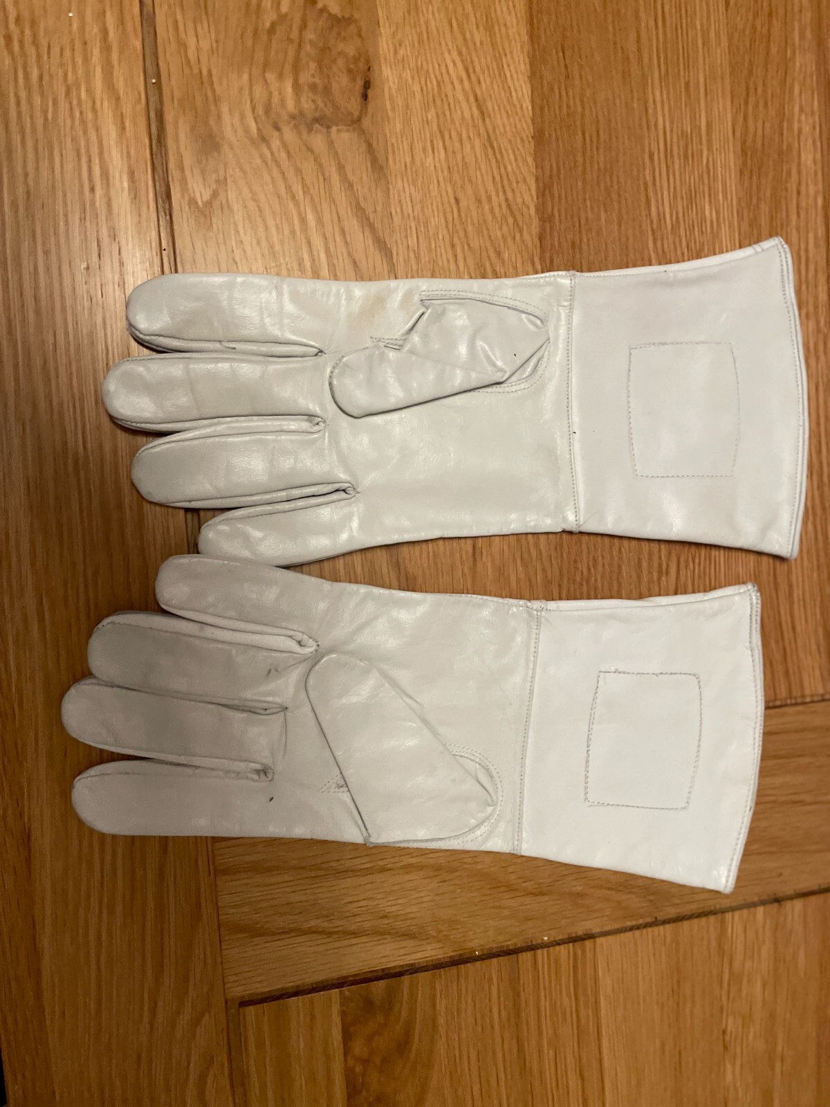 Reproduction American Civil War Officer's White Leather Gloves Size XL eBay