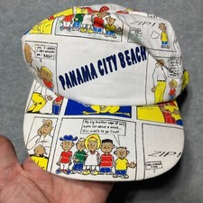 Vintage Panama City Beach Comic Baseball Cap Hat Mo'Money One Size Snapback