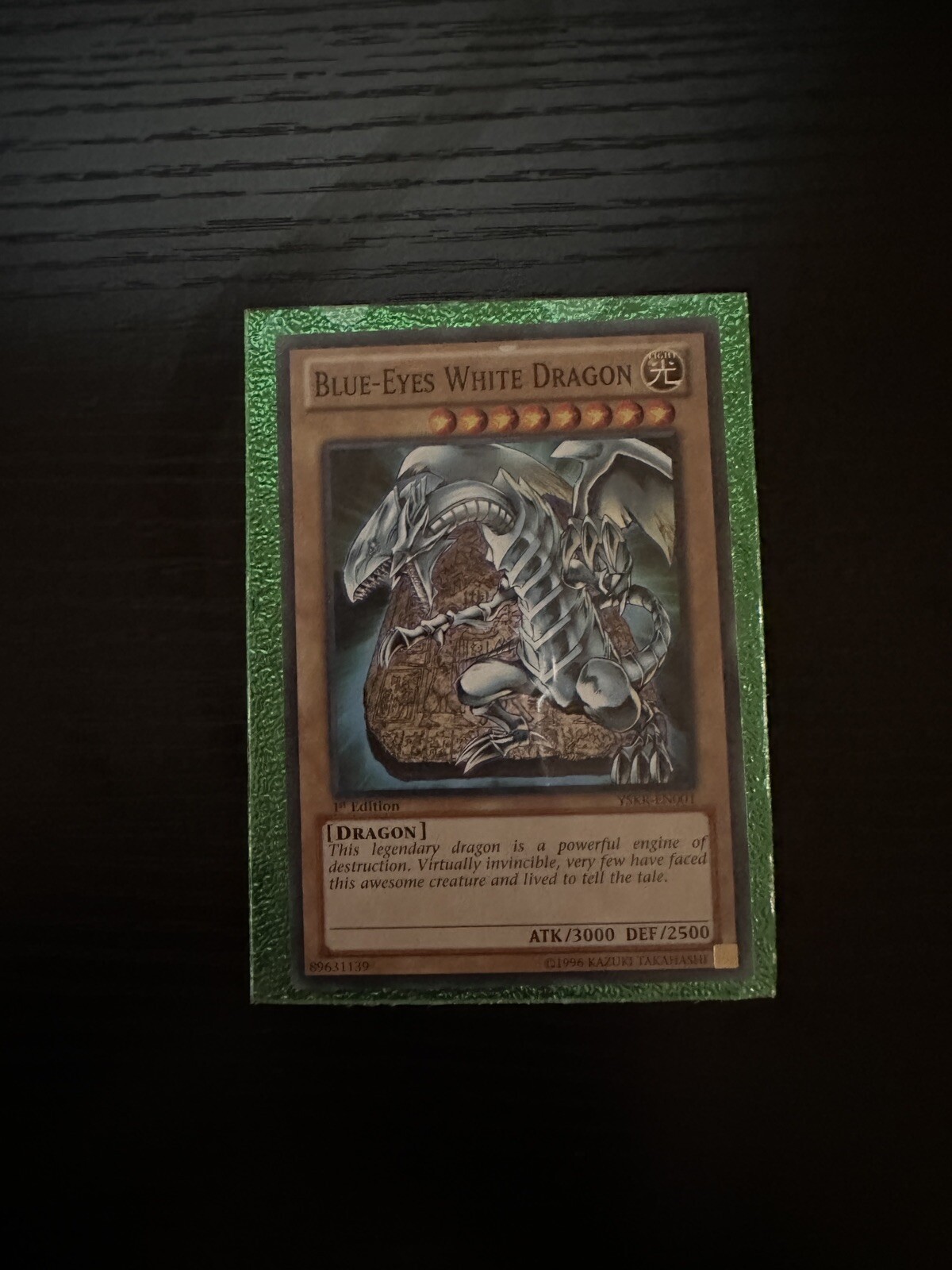 Yugioh BlueEyes White Dragon YSKREN001 1st Edition Ultimate