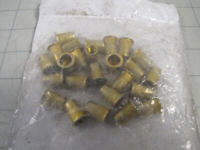 25-pk Sherex CAL2-610-4.2 Round Body Splined Rivet Nut Insert 0.70-4.20 Grip NEW