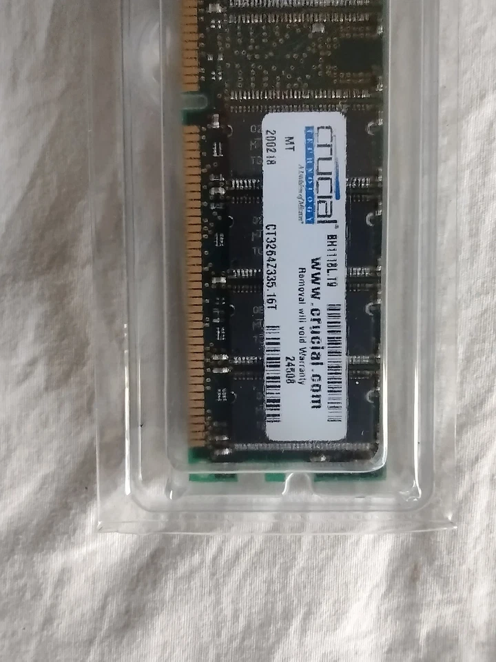 Crucial 256MB DDR 333MHz CL2.5 - Image 3 of 3
