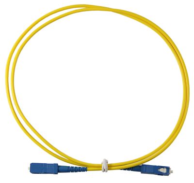 20m SC-SC Simplex 9/125um Single Mode Patch Cord, UPC Polish