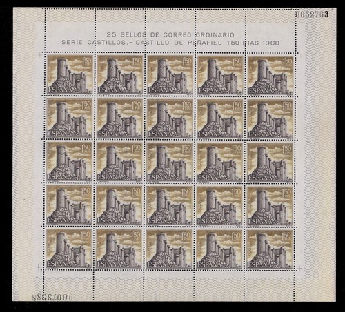ESPAÑA.1968.CASTILLOS.Pliego 25 .MNH Edifil 1880-1884 - Imagen 4 de 6