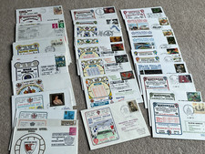 37 Football First Day Postal Covers, Various Clubs, Dawn Covers etc 1972 to 1996