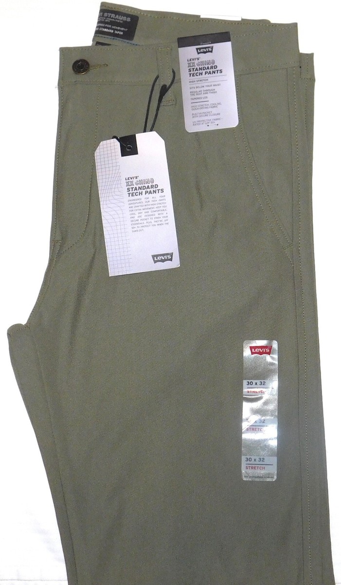 LEVIS XX Chino Standard Tech Pants High Stretch UPF 50+ Quick