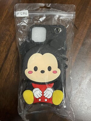 cute phone case with larnyard and zipped purse for APPLE I PHONE 12 PRO NEW